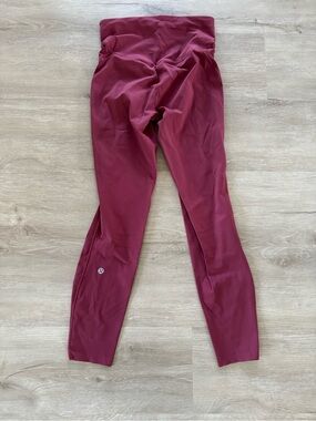 lululemon athletica High-Rise Wine Red Leggings